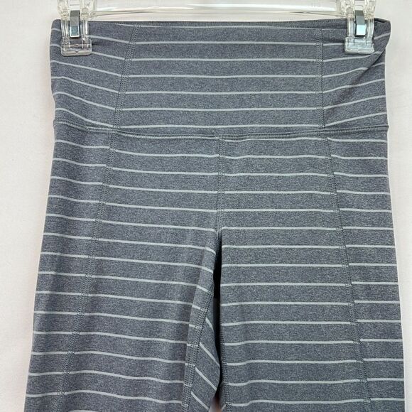 Athleta Gray striped leggings size XS EUC - Picture 2 of 13
